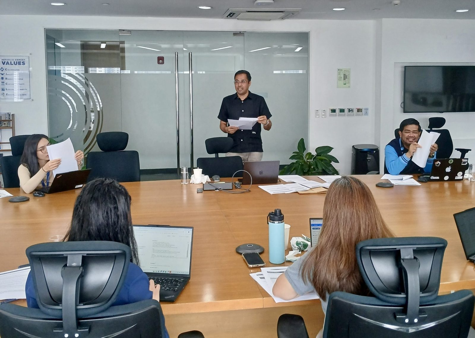 An in-house AI champions workshop for a company team