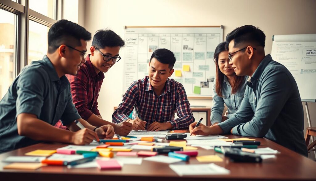 collaborating for journey mapping
