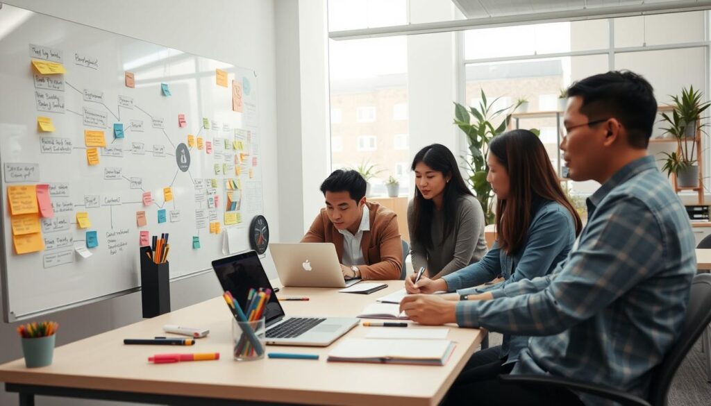 cross-channel marketing strategy illustration