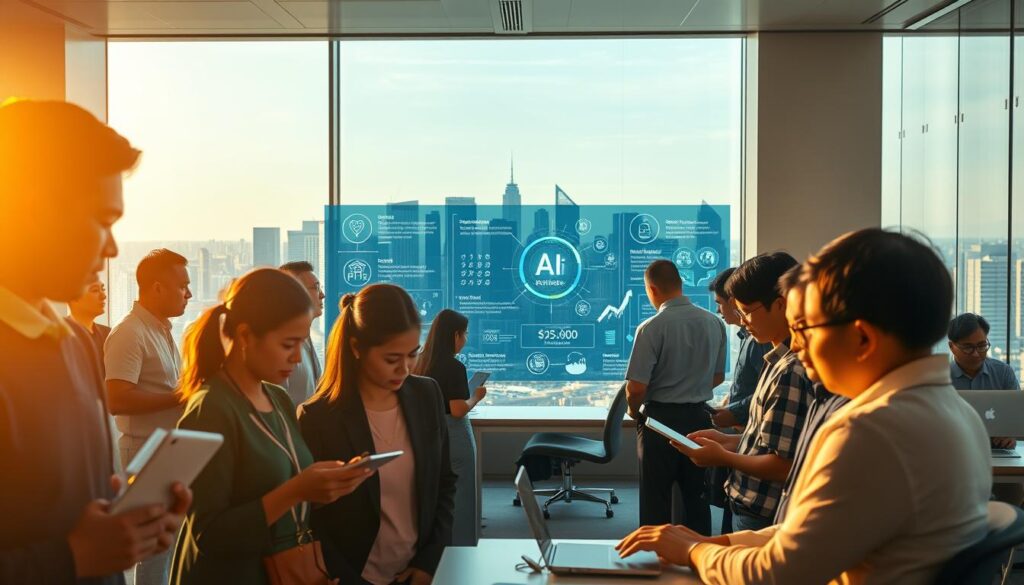 AI technology benefits in business
