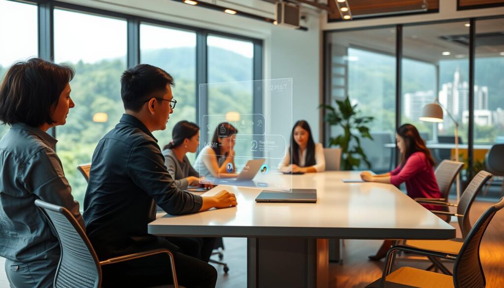 AI-powered chatbots enhancing employee support