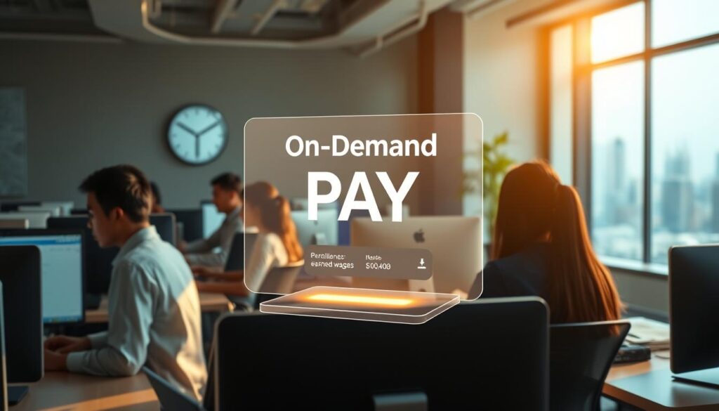 On-demand pay in the workplace